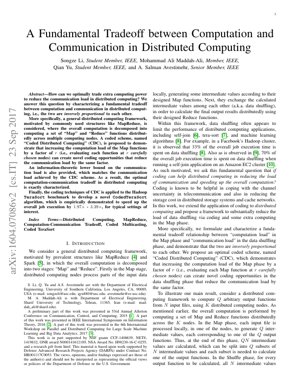 PDF Document Cover - Fundamental Tradeoff between Computation and Communication in Distributed Computing